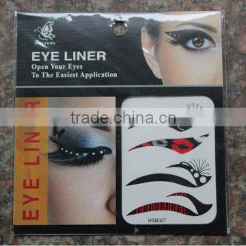 2016 best seller eco-friendly high quality colorful eyeliner sticker