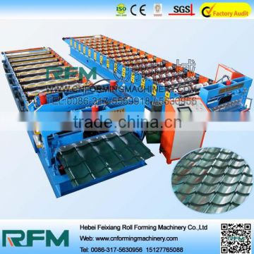 Roll forming machine series automatic glazed roof tile making machine