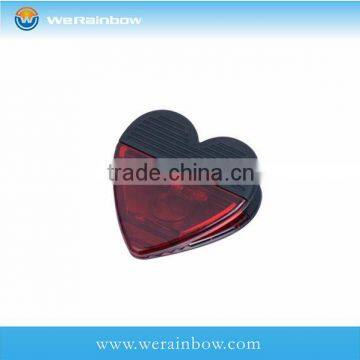 cheap customized plastic colored heart shaped paper clip