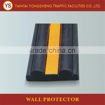 Yellow Reflective Rubber Wall Protectors With Different Sizes