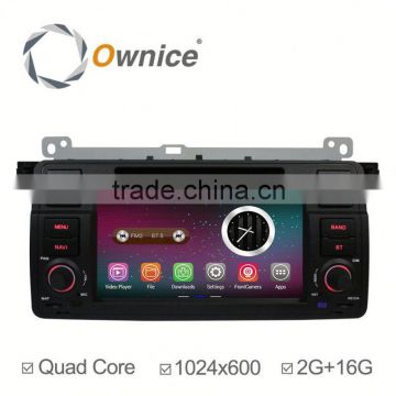 2G Ram Quad core RK3188 Android 4.4 up to android 5.1 car DVD player for BMW E46 M3 with BT 1024*600
