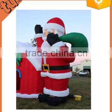 2015 christmas gift giant inflatable father christmas for outdoor