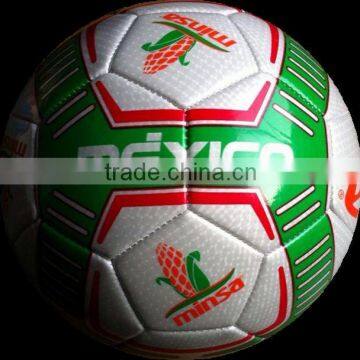 mexico promotion soccer ball size 5 laser pvc