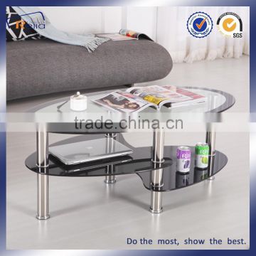 SIMPLE GLASS TEA TABLE round table