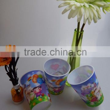 2016 Hot 420ML custom design 3D lenticular plastic cup