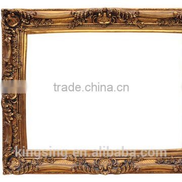 beautiful golden resin frame for pictures size 36*48 inch