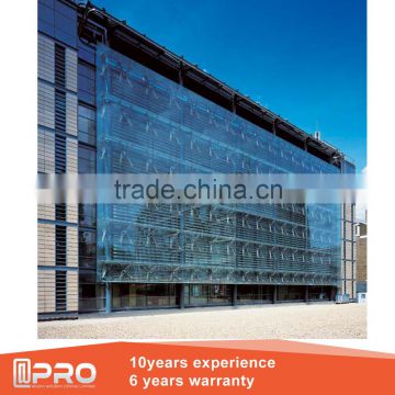 China supplier spider system profile price aluminium glass curtain wall