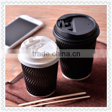 single wall paper cup lid for disposable coffee cup print custom logo