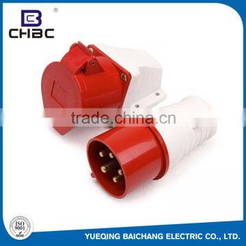 CHBC High Quality 32 Amp 5 Pin 50-60Hz Frequency IP67 Industrial Plug & Socket
