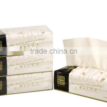 Tralin Food-grade Certification virgin wheat straw pulp Facial Tissue