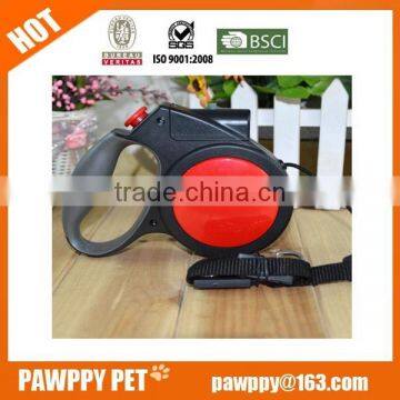 Pet retractable leash with light ,dog accessories in china