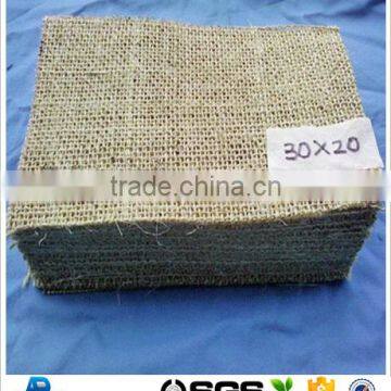 Natural woven sisal fabric cloth by sisal twine