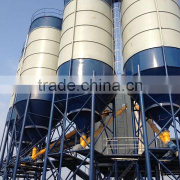 100 ton cement store silo low price with foundation design piece type