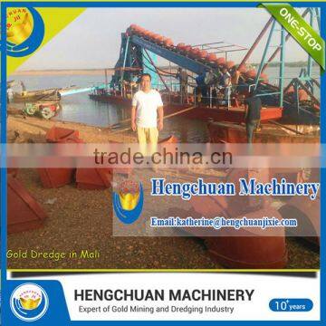 China small gold dredging vessel With CE and ISO9001 Certificates