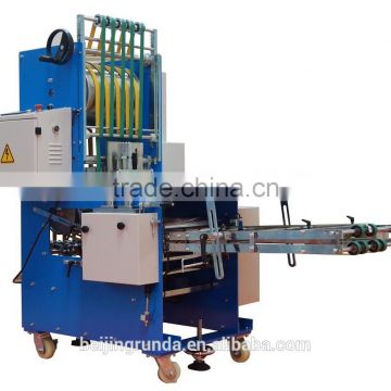 folded paper sheet stacker work with folding machine