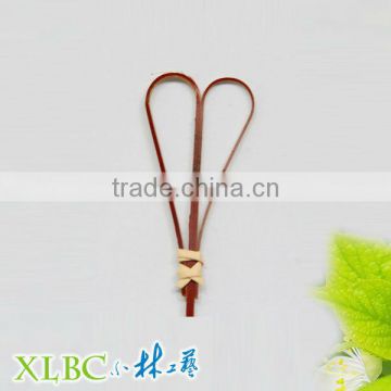 bamboo picks with hearted knot for high quality