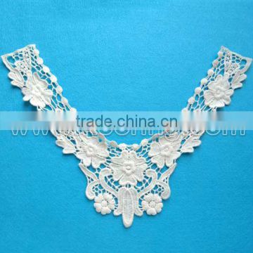 Popular embroidered cotton patch lace motif designs WLS-334