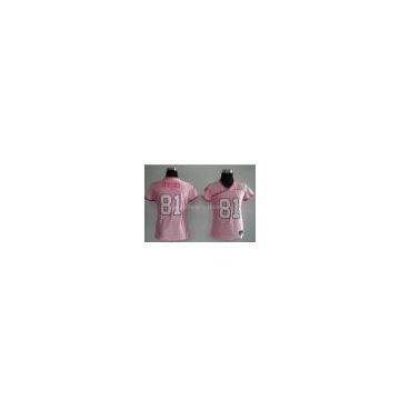#81 Owen  Women Jerseys in pink color with 48-54 size no min order no shipping fee paypal/mix order  available
