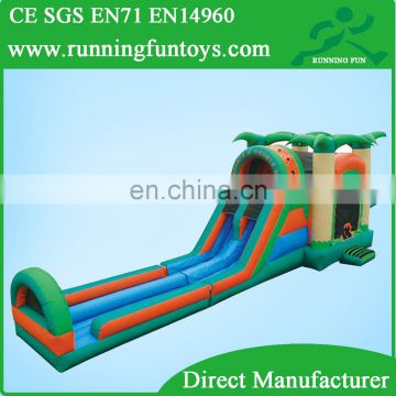 Popular inflatable slide amusement park,inflatable dry slide,inflatable combo for sale RF54