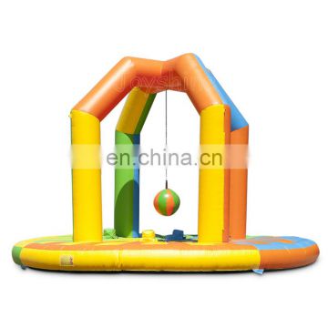 Interactive Inflatable Wrecking Ball Wipeout Swing Him Off Game For Team Building