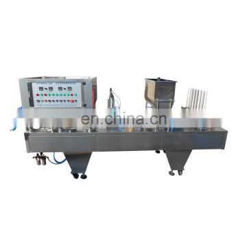 Customization plastic cup sealing machine economical and practical for fruit juice