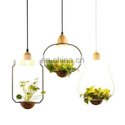 Modern Nordic Pendant Planter Lamp Office Restaurant Decorative Lamp