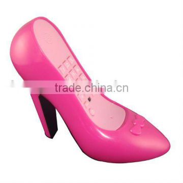 Pink High-heel Shape Phone For Girls