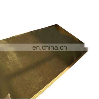 Copper brass plate / brass sheet H62 H63 alloy brass plate