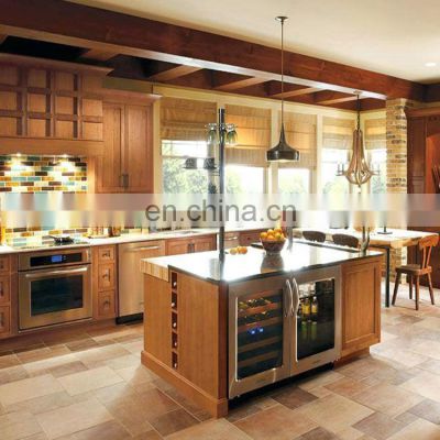 Termite proof used solid wooden kitchen cabinets