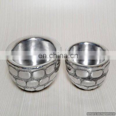 aluminium round designer bowl