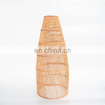 New Design Handwoven Natural Rattan Light For Decoration | Boho Light | Handmade Lampshade Vietnam Supplier