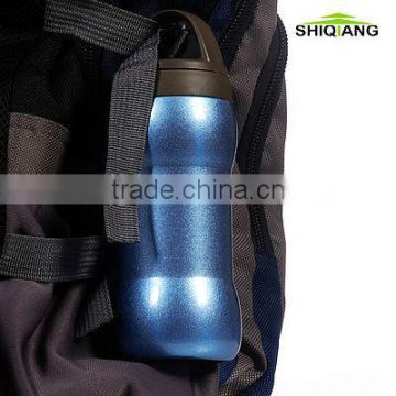 300ml stainless steel vacuum outdoor bottle with tea filter and button lid