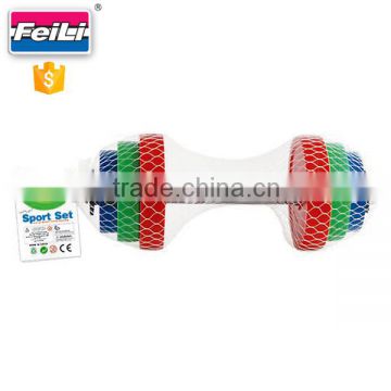 good quality kid toy exercise equipment weightlifting plastic dumbbell