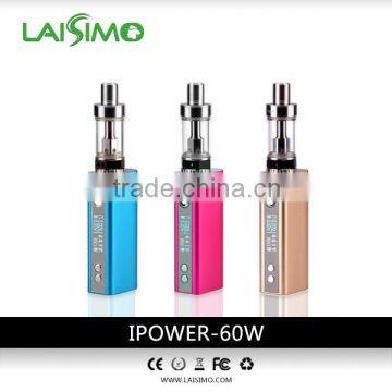 2015 newest laisimo ipower 60W box mod original with temp control TC-MOD