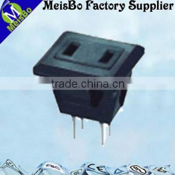10A 250V female power socket gsm with two pins