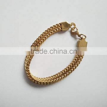 Stainless Steel Bracelet, Energy Bracelet, Fashion Gold Chain Bracelet Stainless Steel Jewelry PT7050