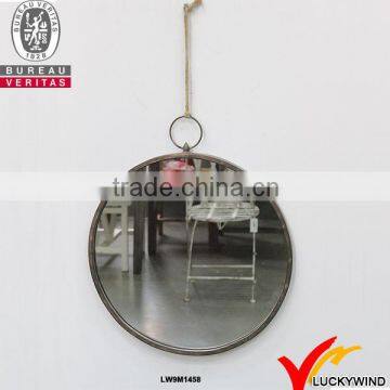 wall metal framed handmade decorated small decorative round mirrors