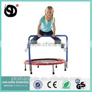 38'' kids mini trampolines with handles