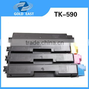 Color toner cartridge compatible with Mita TK-590