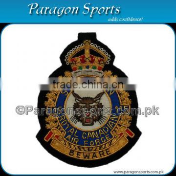 Squadron Royal Air Force Bullion Beware Badge Handmade Embroidered Air Force Badges