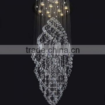 Crystals Chandelier Hanging Lighting Flush Mount Spiral Pendant Lamps Lights Fixtrures CZ8056/9
