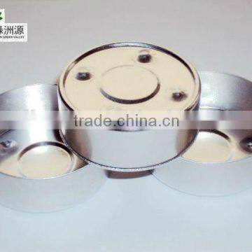 40g roll side aluminium tealight candle cup holder