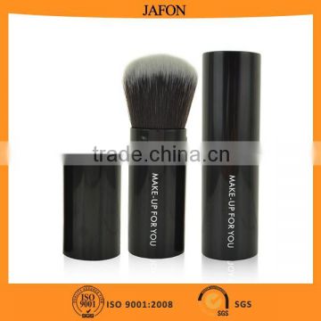 Black nylon hair makeup retractable bristle hair brushes