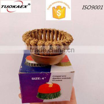 China supplier brass cup brush, antisparking tools, brush ,non sparking cup brush