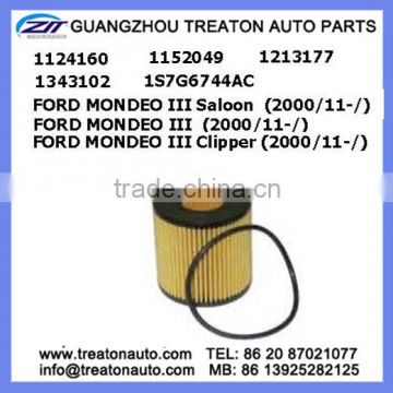 AIR FILTER 1124160 1152049 1213177 1343102 1S7G6744AC FOR FORD MONDEO III SALOON 00- MONDEO III 00- MONDEO III CLIPPER 00-