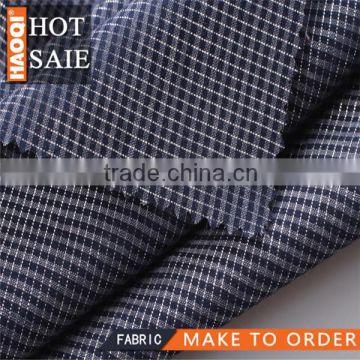 shaoxing China Cotton polyester Metallic checks fabric textiles for boutique ladies dress