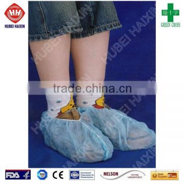 Disposable pp covered pe shoes cover, shoe care products