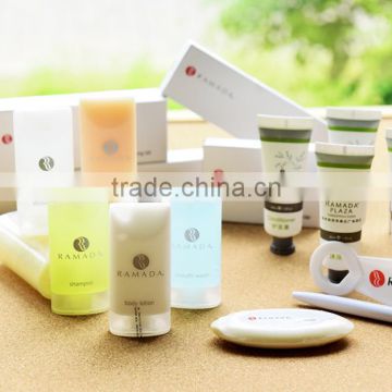 Cheap pe bottle for hotel shampoo body lotion/20ml-50ml plastic empty tubes and bottles with flip cap/cosmetic bottles