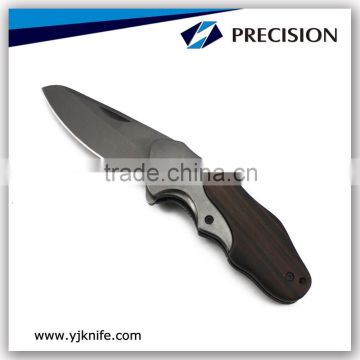 Wooden Handle Small Folding Utility Knife