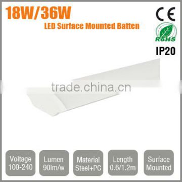 LED Batten Light 0.6mm 18W 1.2m 36W 1.5m 54W Surface Flush Mounted or Suspended